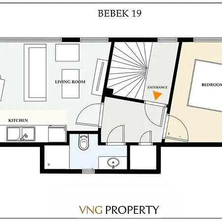 Bright Modern New 1bed1bath Hidden Gem Bebek 78